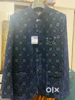 42 size jodhpuri suit dark blue colour new bandhgala top wear regular