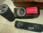pioneer music system amp, woofer, speaker