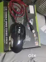 Gaming mouse and half keyboard