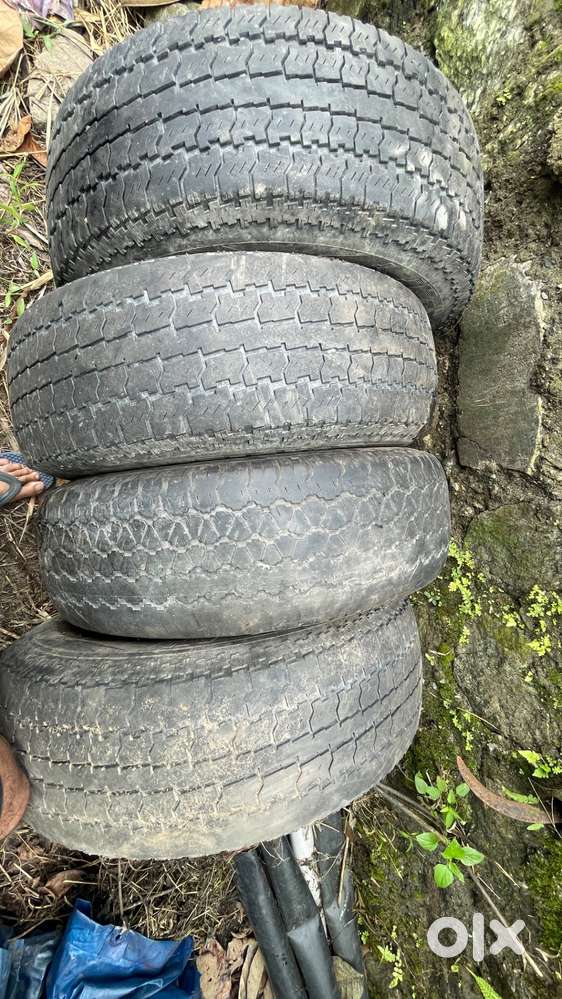 Title: Bolero Tyres with Rim – Good Condition