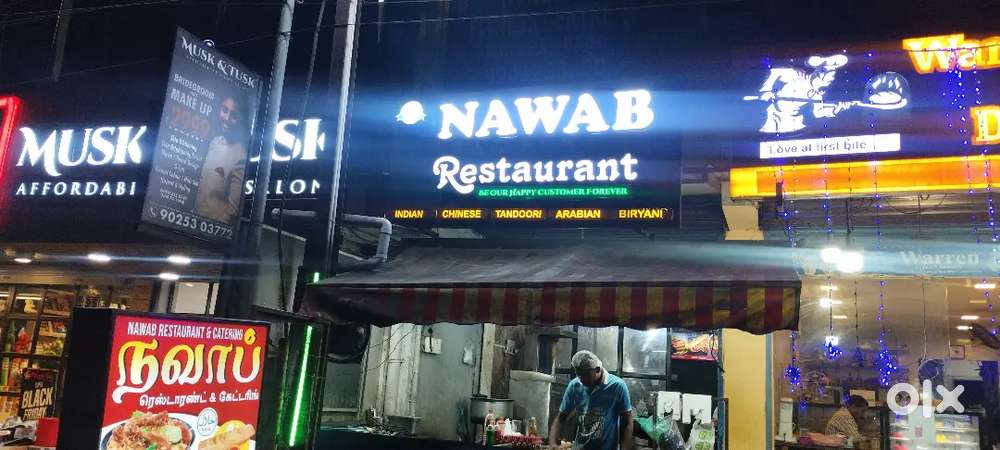 Running furnished Restaurant for sale