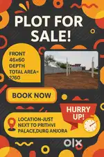 Commercial plot forsale near prithvi palaceWith 100% finance facility.
