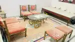 Sofa Set 6 seater with diwan and tables