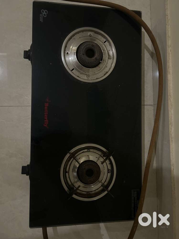 Butterfly glass top burner/stove