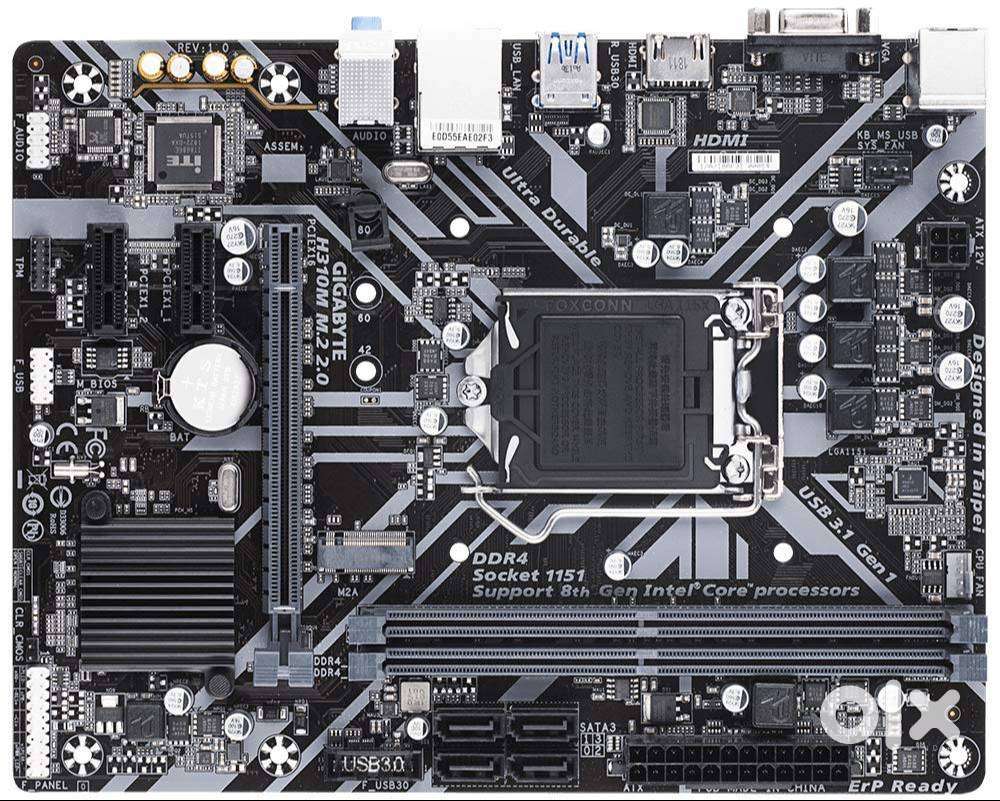 H310 with nvme Slot 8th 9th Gen supported
