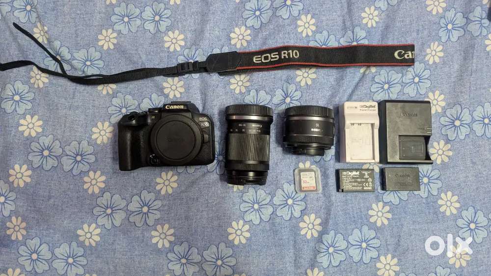 Canon EOS r10 with rf18-150 & rf16 f2.8