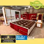 Khwaja furniture.  Luxury bedroom combo set.  Bajaj finance available