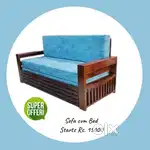 Sofa set Sofa Cum Bed Wooden sofa set # Wooden Sofa cum Bed 9WER