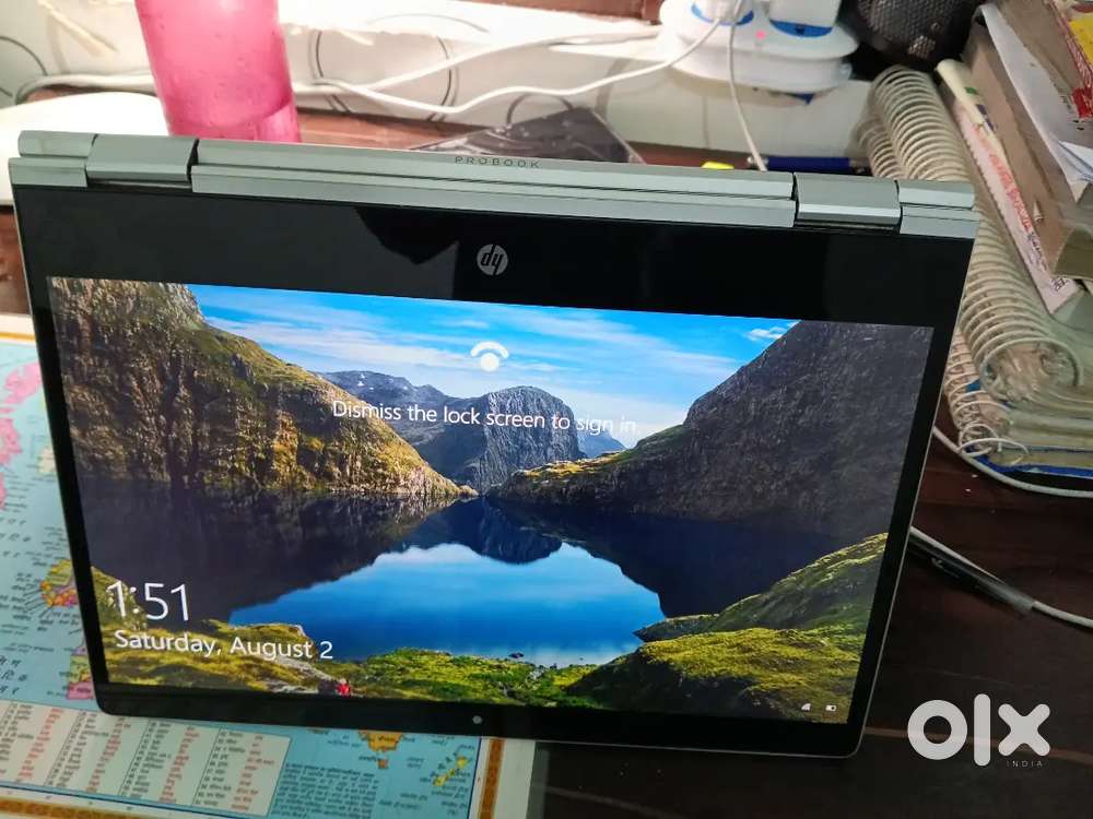 HP x360 Ryzen 7 probook 5850U 16gb ram,256ssd h touchscreen fingerprin
