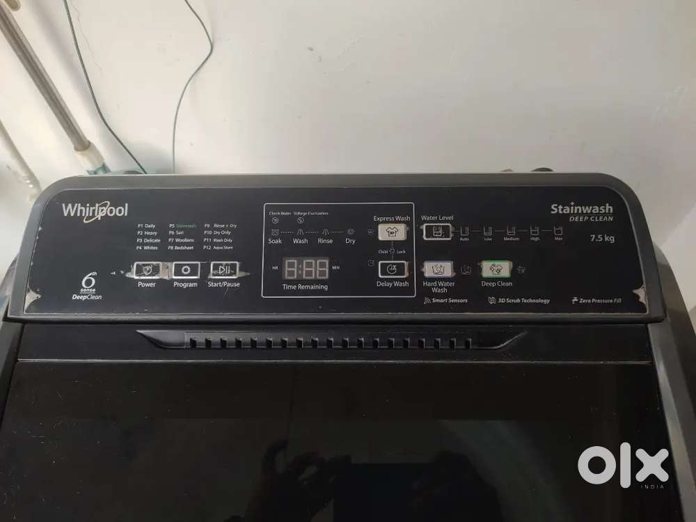 Whirlpool fully automatic 7.5KG Washing Machine