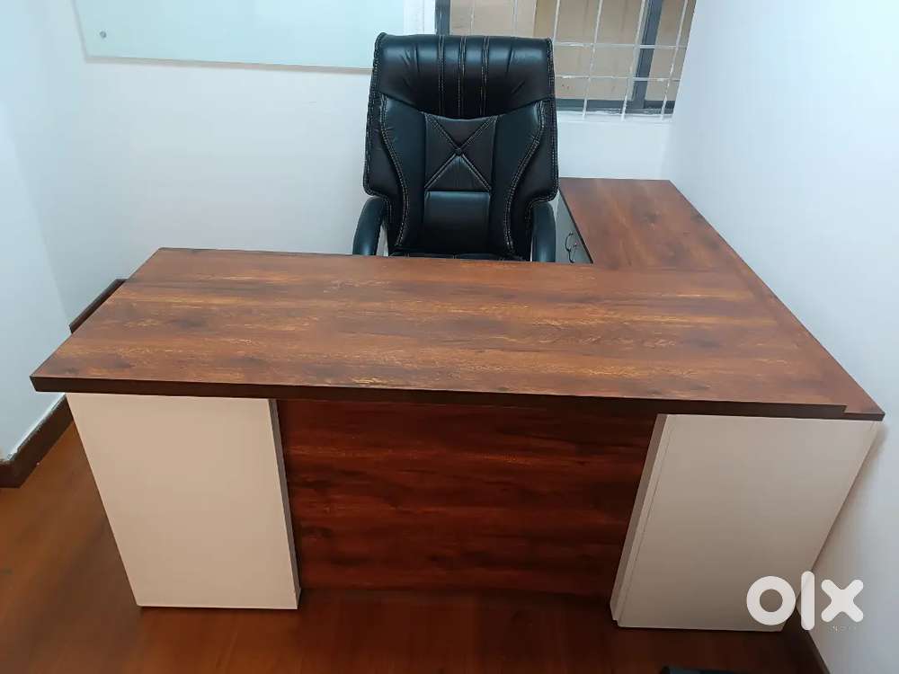 . L Shape MD Table  Manager Table  Custom Office Furniture