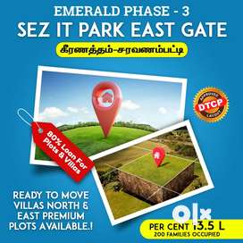 Sakthy road nearby DTCP approved plots