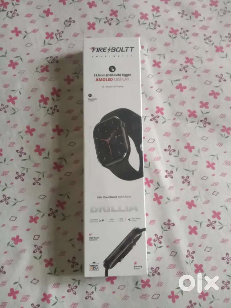New Fire Boltt Brillia Smartwatch