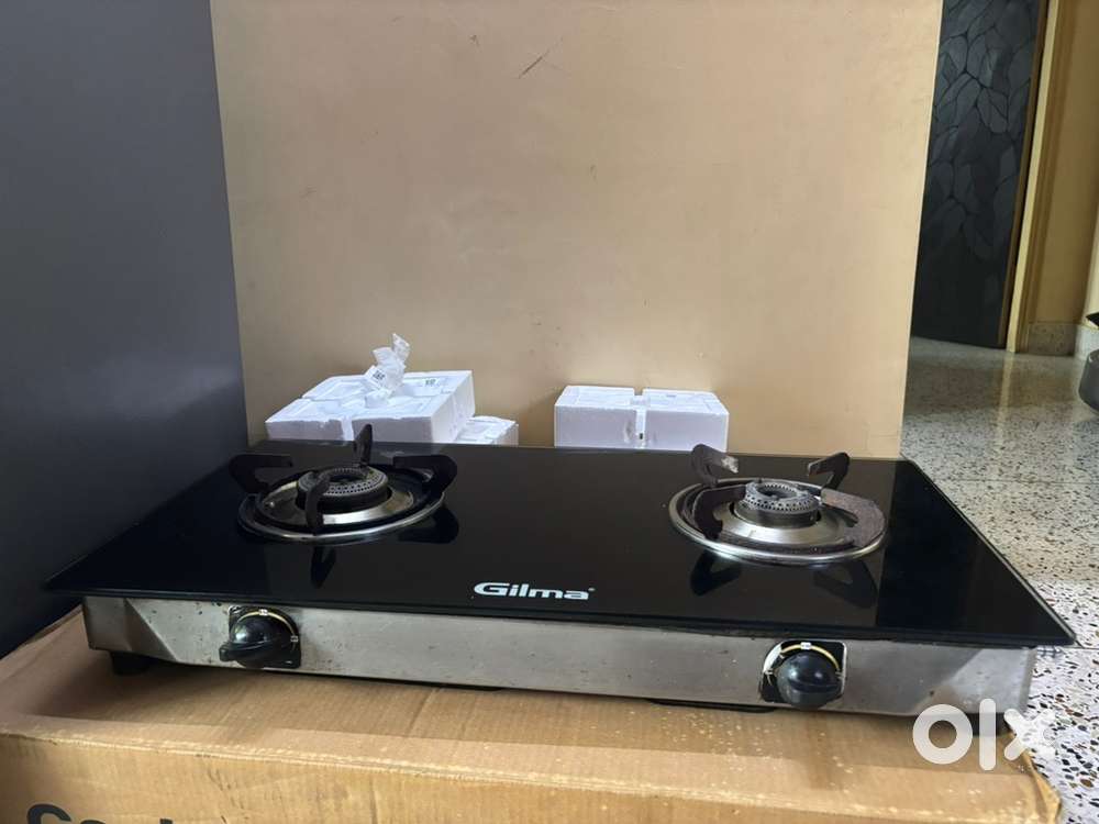 Gilma 2 Burner Glass Top Gas Stove – Excellent Condition