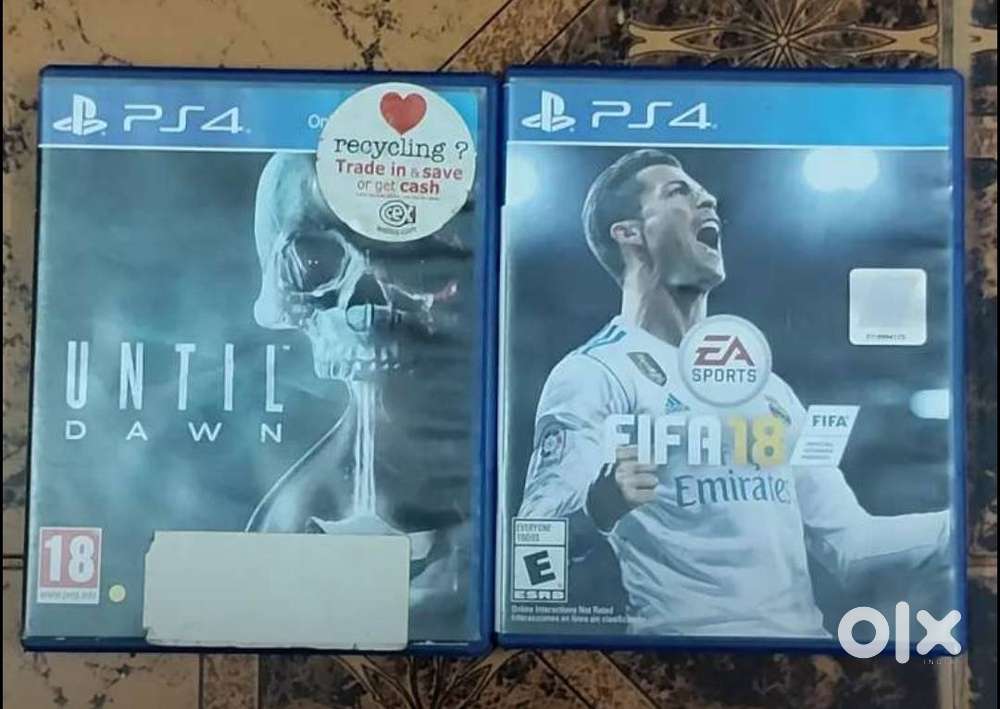 Ps4 game combo - until dawn , fifa 18