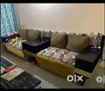 PRIMIUM SOFA SET 7 SITTING (3+2+2), BED & Chairs