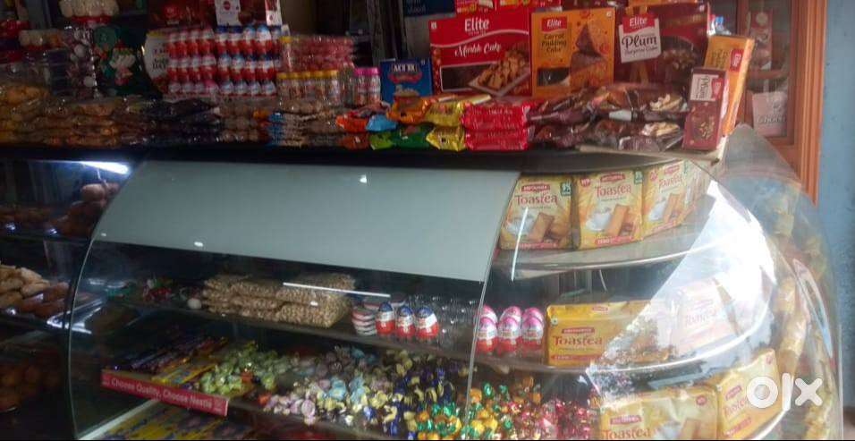 Bakery-Display Counter, Juice counter and complete stock