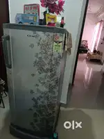 3 yr old refrigerator and 1 yr old  4*6 box bed