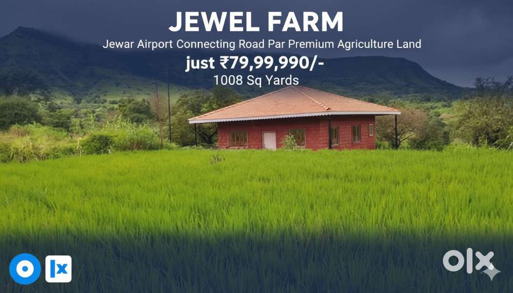 Direct Developer Offer – JEWEL FARM  Jewar Airport Connecting Road Par