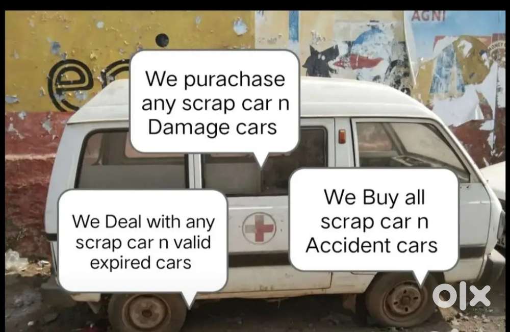 We purachase any scrap car scrap car n Accident cars