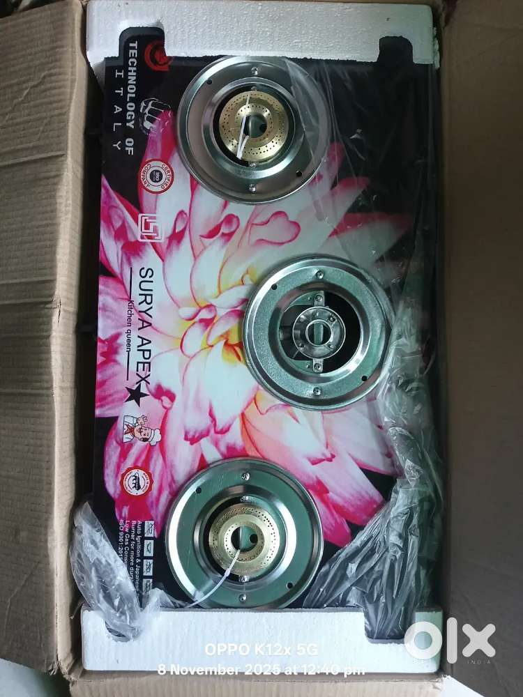 Gas stove 3 burner gas stove