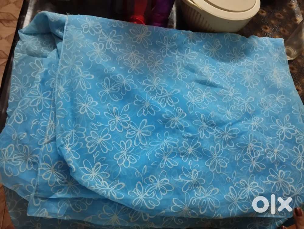 Elegant Floral Saree. Worn once, like new