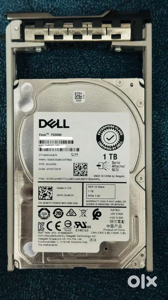 SAS Hard drive for servers