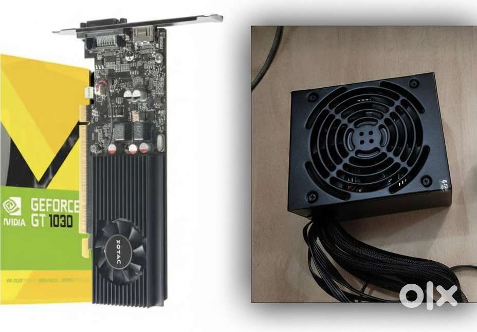 GT 1030 Graphic card , PSU Corsair 500W &bill box