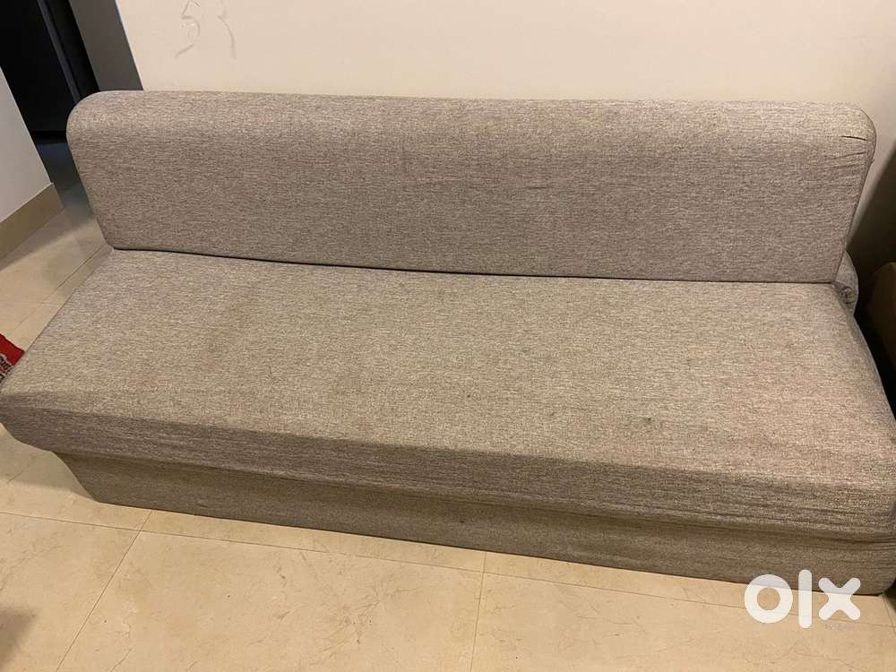 Second-Hand 3 Seater Folding Sofa Cum Bed for Sale - 4000/-