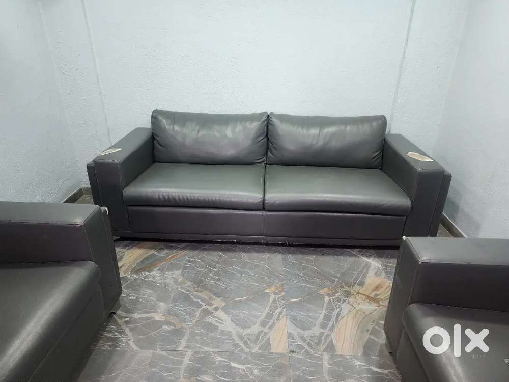 Sofa leather finish