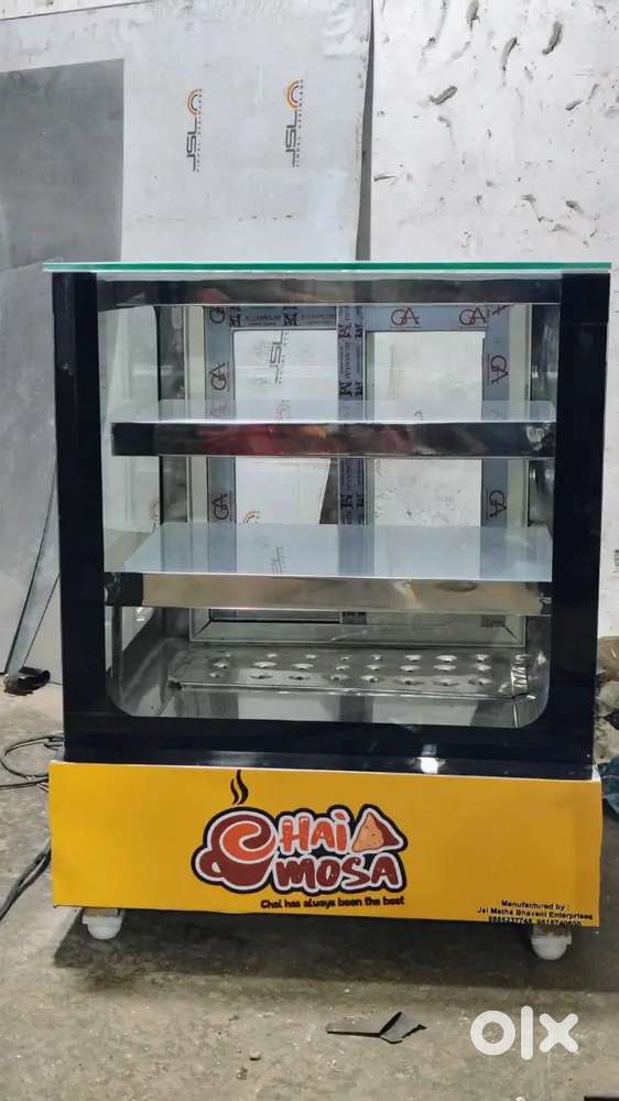 Food warmer display counter & hot case display