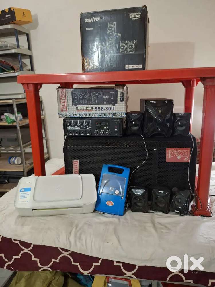 AMPLIFIER, sound box, Fan 3 Dc fan 1, और उपयोगी चिजे...