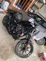 Well maintained HD sportster iron 883 black colour