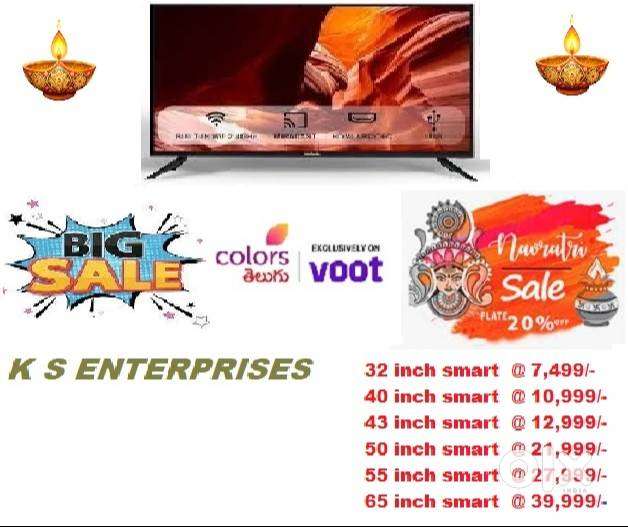 40 INCHES  SMART LED TV, FULL HD ONLY IN 10,999 ONLY.