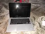 Apple macbook pro with plastic cover
