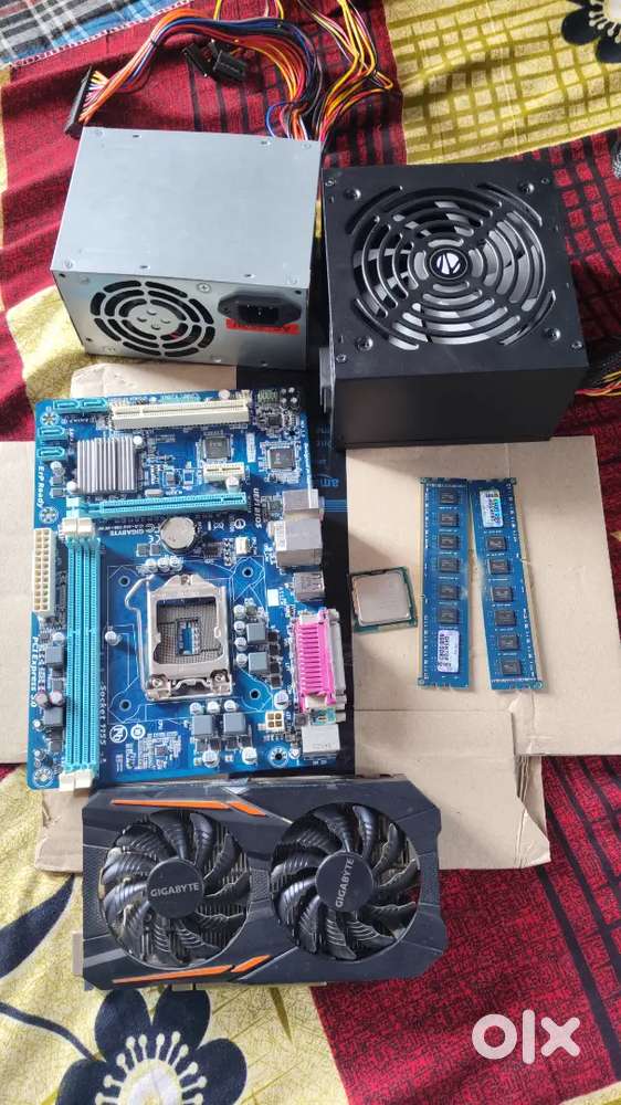 I7 processor,gtx1050ti, motherboard,16gb ram,psu