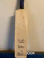 Exclusively rare rcb bat signed by iconic rcb stars perfect for rcbfan