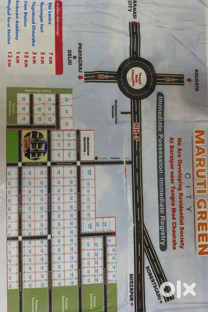 Best location connect with hiway NH7 3km from tangramod