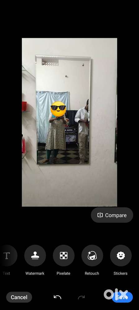 Mirror for salon use