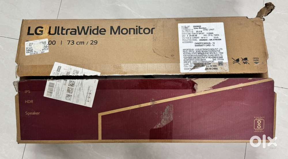 LG ULTRAWIDE 29inch MONITOR WITH HDR SUPPORT