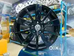 15 inch vw polo vento ameo oe wheels glossy black set of 4 in new cond