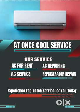 .AC service and repairing ,  .refrigerator repairing