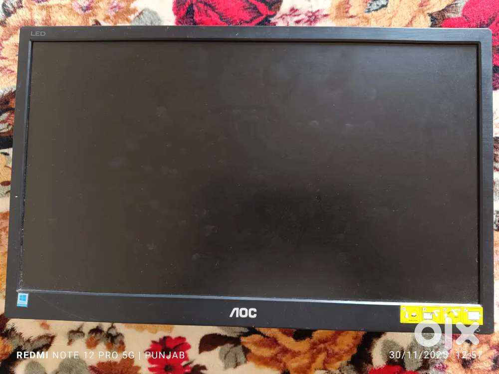 Projector, Cisco 48 port PoE switch, monitor