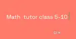 Math class 5-10