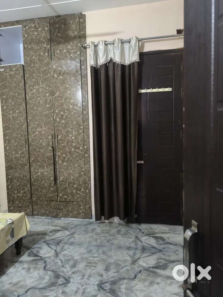 One room set with sharing kitchen