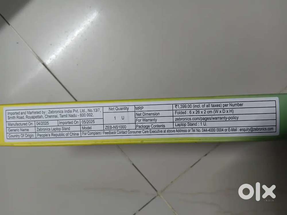 Brand new zebronics laptop stand