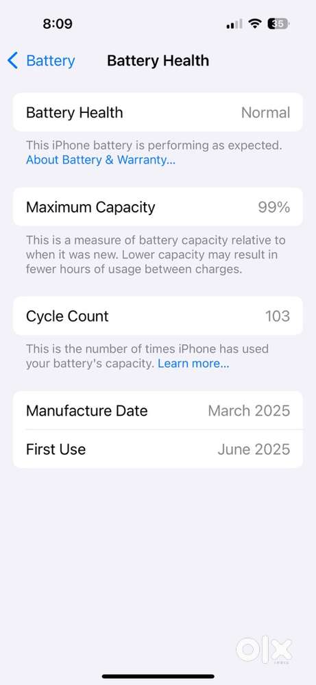 Iphone 15 under warrenty