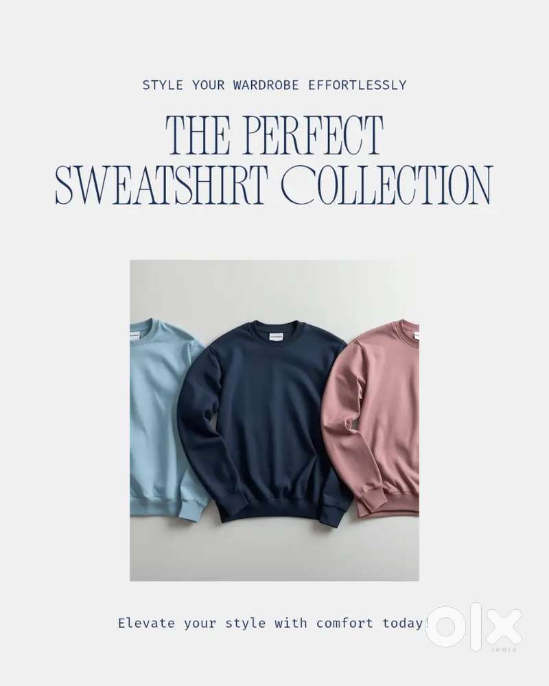 REQUIRED COMMISSION AGENT FOR SELLING MEN'S SWEATSHIRT