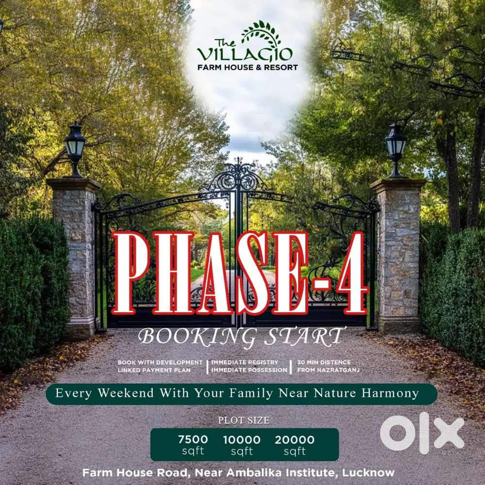 Farmhouse land Lucknow