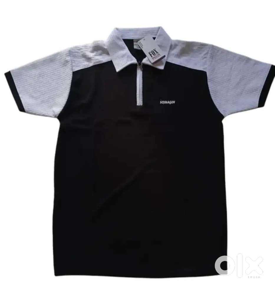 Black polo t-shirt